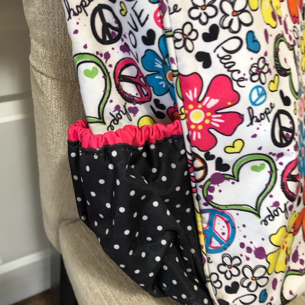 Pink and colorful Justice Tote and or diaper bag! - Picture 3 of 9
